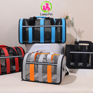 Túi vận chuyển chó mèo LunaPet TVC02 - túi lưới vận chuyển chó mèo dễ thương
