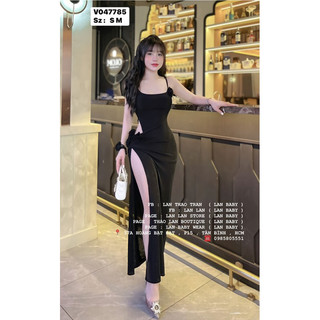 MAXI DÂY XẺ CAO ĐÍNH HOA
