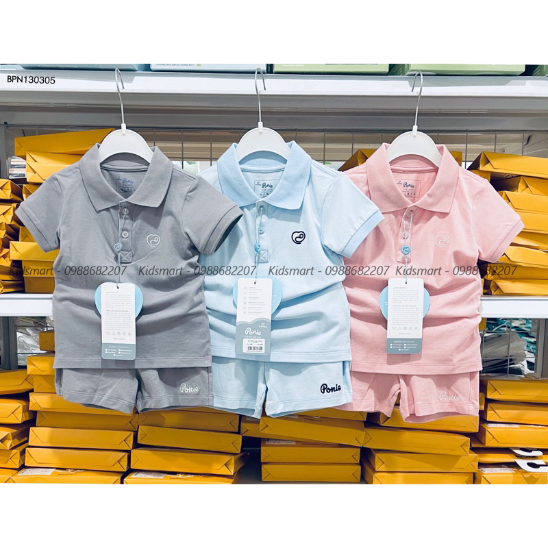 Bu baby - Bộ quần áo polo cộc tay Ponie BPN130305