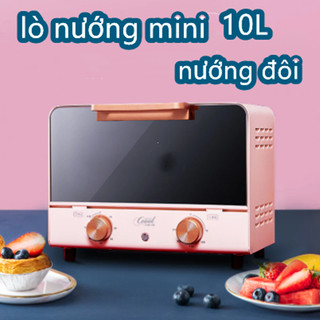 Lò nướng điện mini, nướng nhỏ đa năng gia dụng Lò nướng nhỏ 10L