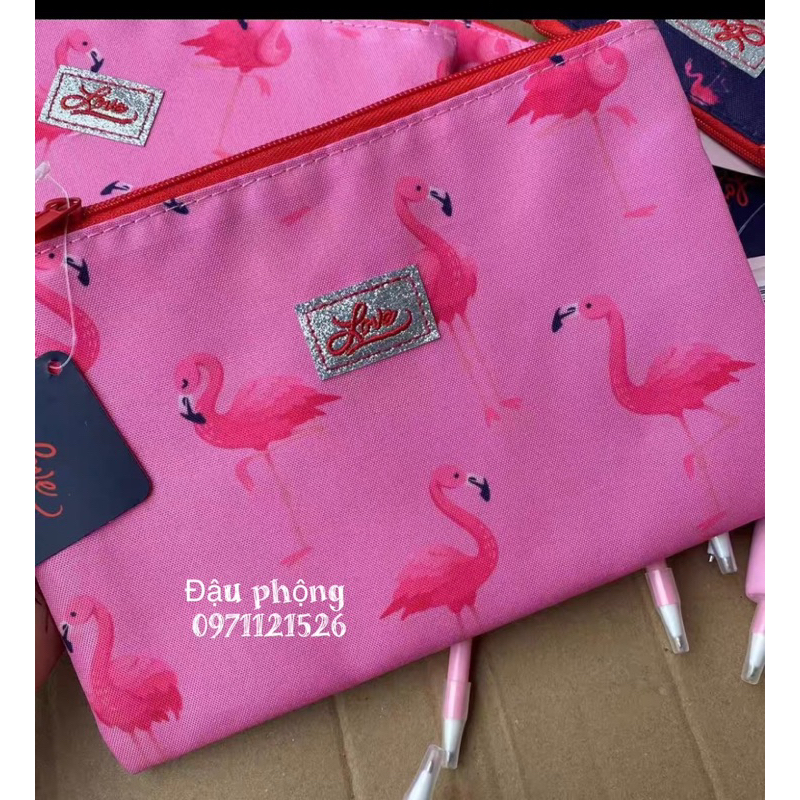 Túi ví đựng đồ tiện lợi hồng hạc