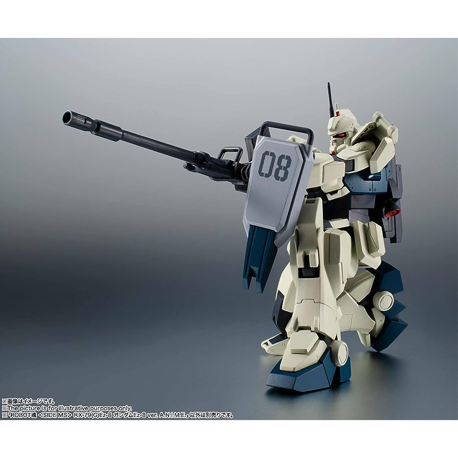 Mô hình gundam lắp sẵn ROBOT RX-79 EZ-8 Gundam EZ-8 Damashii Bandai
