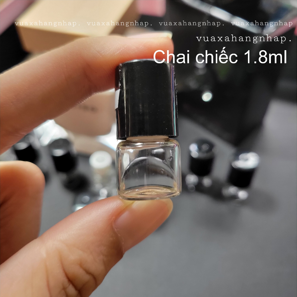 Mẫu thử nước hoa Chai chiếc  đầu lăn các thương hiệu 1.8ml