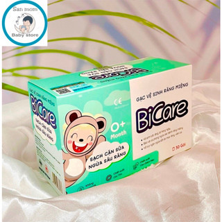 Gạc rơ lưỡi bicare cho bé / gạc vệ sinh răng miệng bicare hàng chuẩn chính hãng