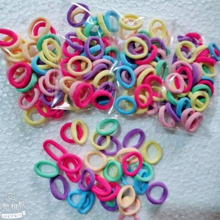 #dây buộc êm tóc cho bé loại mini gói 30 dây