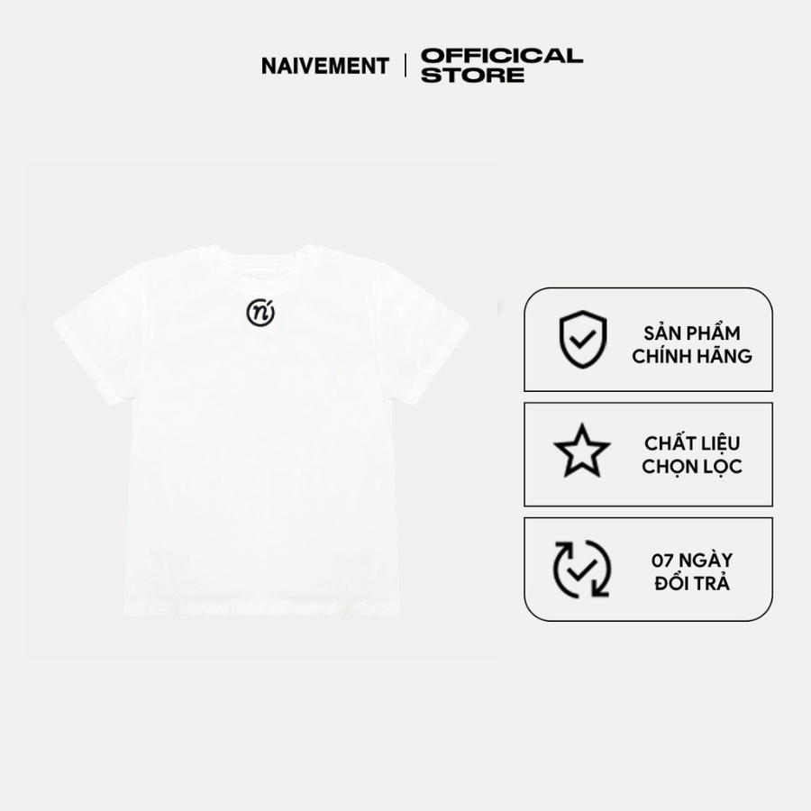 Áo Baby Tee N NAIVETE chất liệu cotton cao cấp