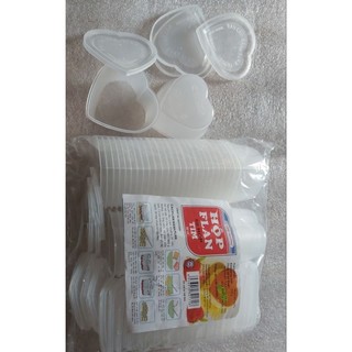 50 HỘP FLAN TRÁI TIM