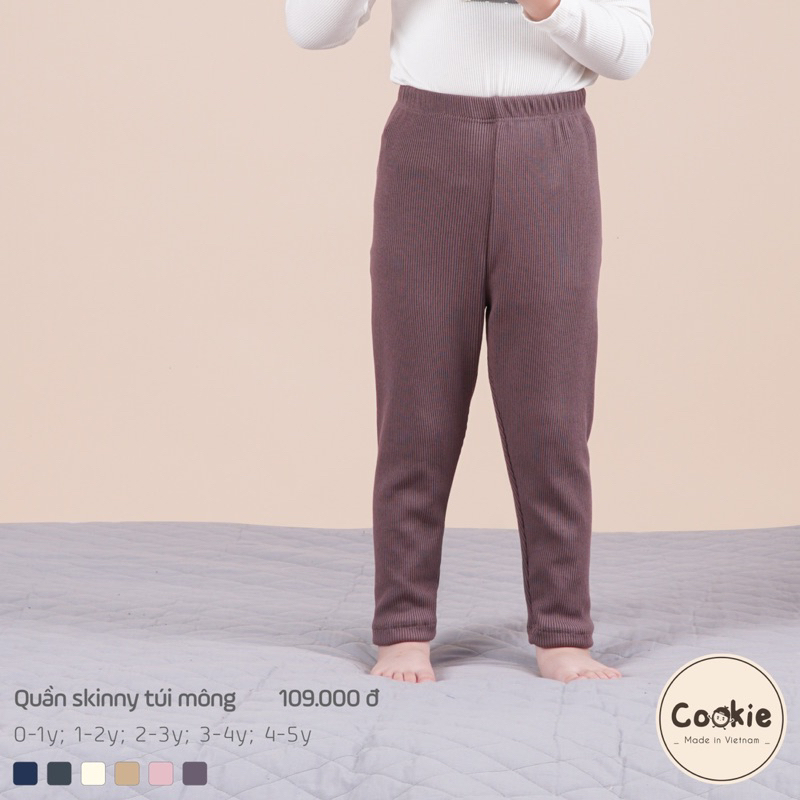 Set 2 quần skinny Cookie dành cho bé trai bé gái