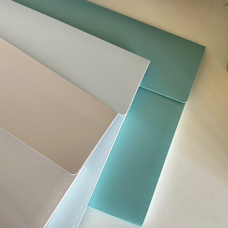 TÚI ĐỰNG TÀI LIỆU NHIỀU NGĂN DELI MÀU PASTEL  - tiệm nhà chun