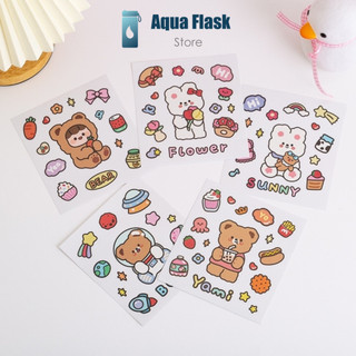 Set sticker dán 2d trang trí xinh xắn