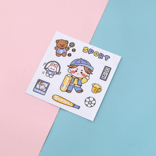 Set Sticker dán 2D Trang Trí Xinh Xắn