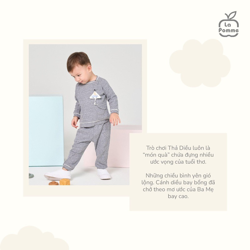 Bộ dài tay La pomme các mẫu 2023 thu đông cao cấp