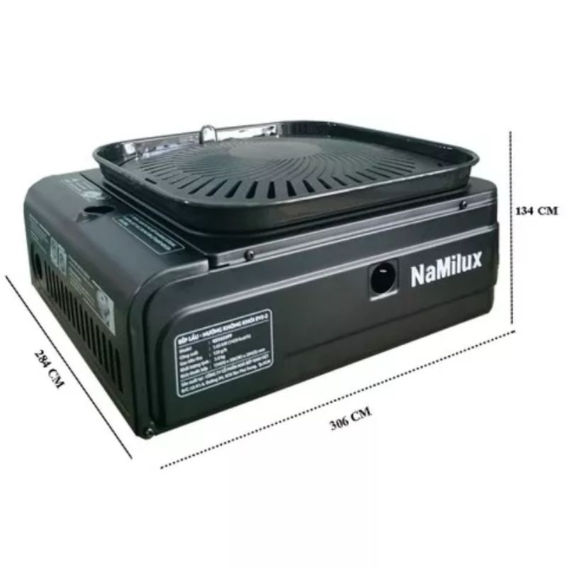 Bếp nướng đa năng lửa mạnh không khói Namilux GS 3223 PF ( hộp nhựa)