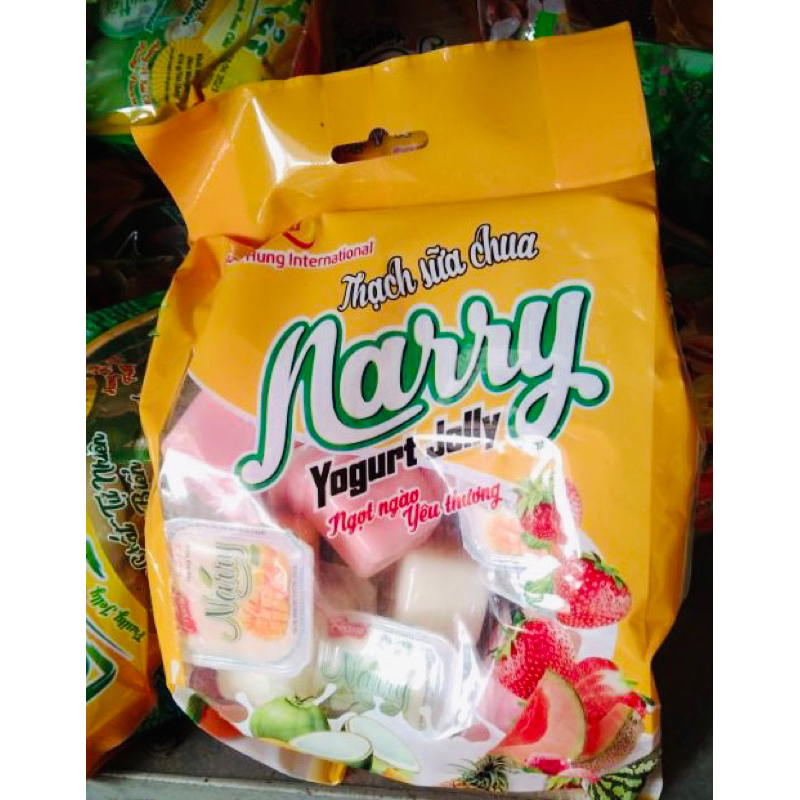 Thạch sữa chua Marry thương hiệu Bảo Hưng thơm mát các vị