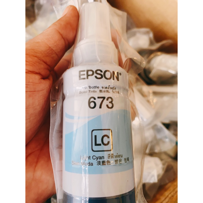 Nguyên set 6 màu mực Epson 673 cho máy Epson L1800 L805 giá tốt