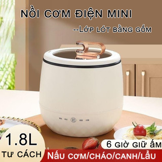 Nồi cơm điện mini Nồi cơm điện thông minh mini Công suất 220W mini Đa chức năng 1.2L phù hợp cho gia đình 2-3 người