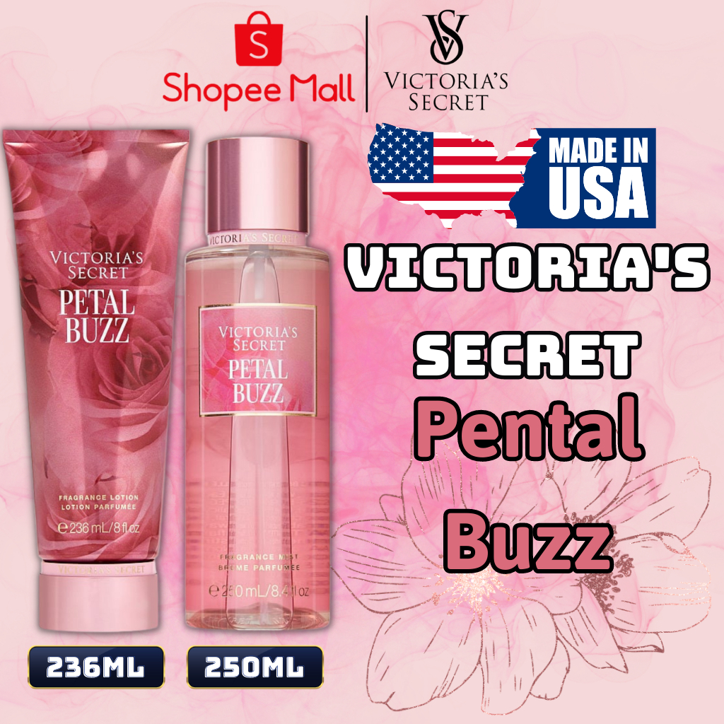 Body Mist Victoria Secret Chính Hãng Pental Buzz, Xịt Thơm Body Toàn Thân Hương Nước Hoa 250ml