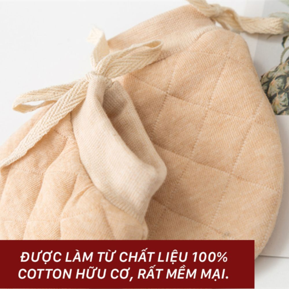 Bao tay chân cho bé sơ sinh chất liệu 100% Cotton mềm mại, an toàn cho bé (Vớ tay chân cho bé sơ sinh)