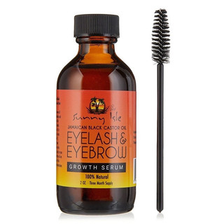 Dưỡng dài & dày lông mi + lông mày Sunny Isle Jamaican Black Castor Oil Eyelash & Eyebrow Growth Serum, 59ml