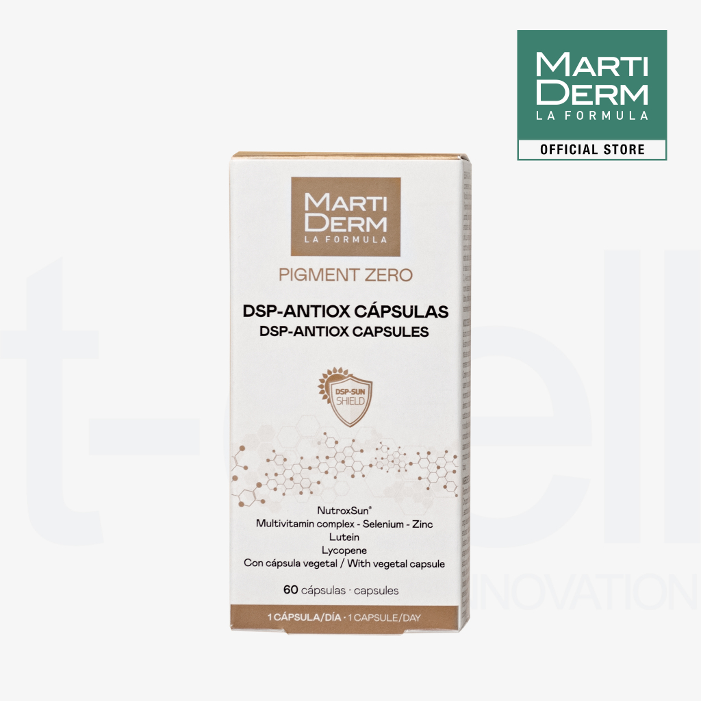 Martiderm - Viên Chống Nắng, Làm Sáng Da - MartiDerm Pigment Zero DSP Antiox Capsules (60 Viên)