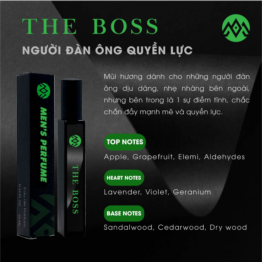 Nước Hoa Nam The Boss MILIMAN Người Đàn Ông Quyền Lực 10ml