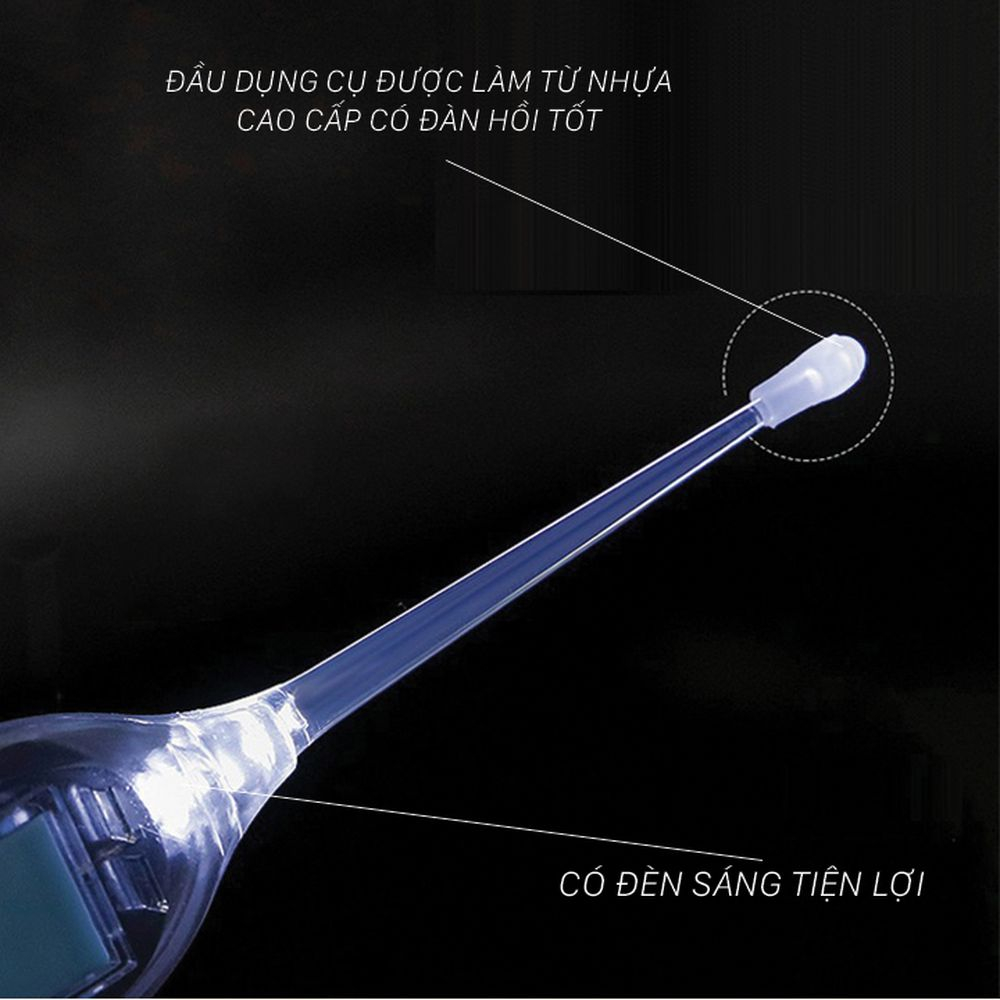 Dụng cụ ngoáy tai có đèn tiện dụng cho bé