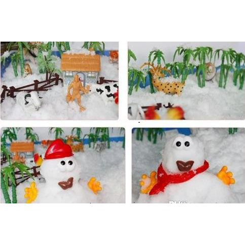 Tuyết Nhân Tạo Siêu Mịn Nguyên Liệu Làm Slime Mây