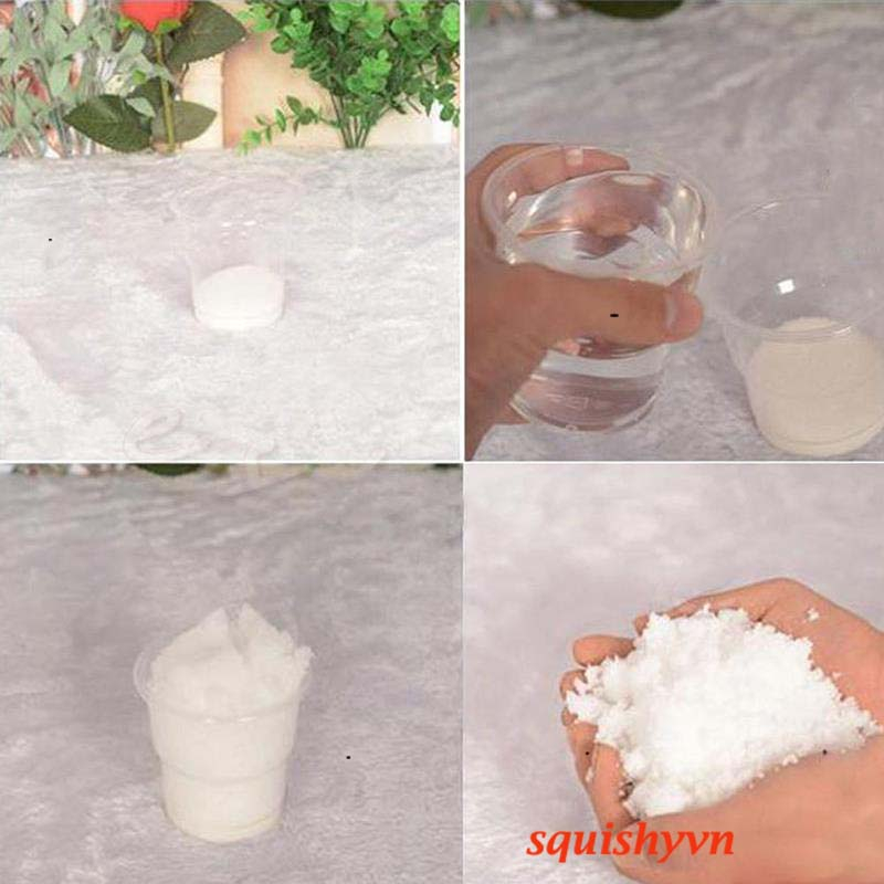 Tuyết Nhân Tạo Siêu Mịn Nguyên Liệu Làm Slime Mây
