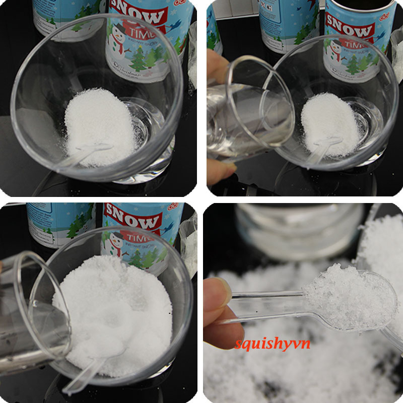 Tuyết Nhân Tạo Siêu Mịn Nguyên Liệu Làm Slime Mây