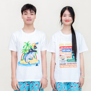 Áo thun phông trơn FMF nam nữ tay lỡ oversize form rộng chất cao cấp thoáng mát mặc đi biển đi chơi