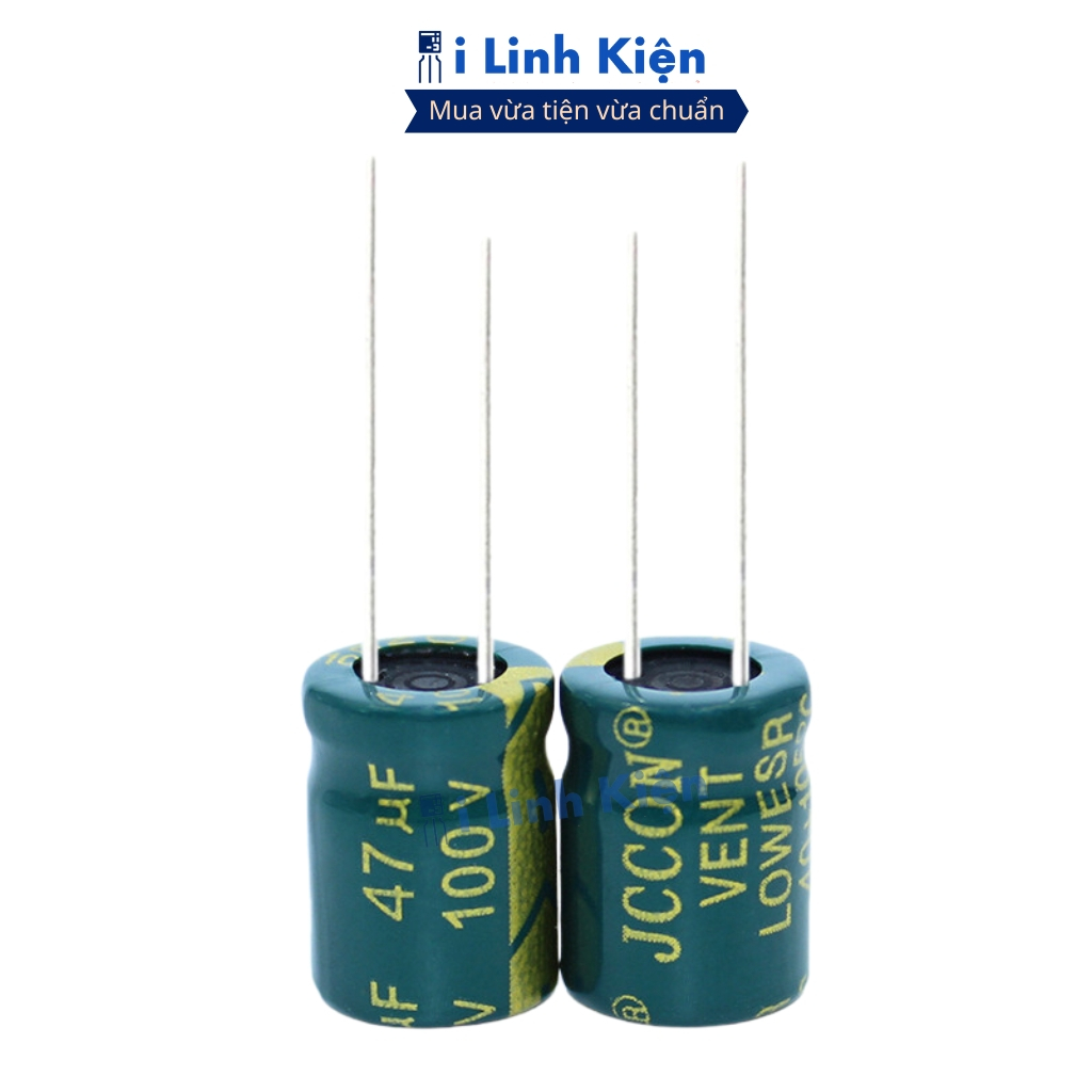 Tụ hóa 100V 10uF-1000uF tần số cao đảm bảo chất lượng ilinhkien.