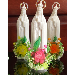 Tượng đá Đức Mẹ Fatima,Ban ơn 15cm