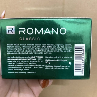 Xà Bông Tắm Romano Classic 90G