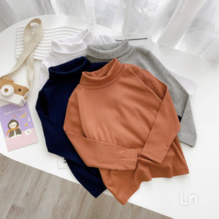 Combo 4 áo len cổ lọ dài tay cho bé trai và bé gái