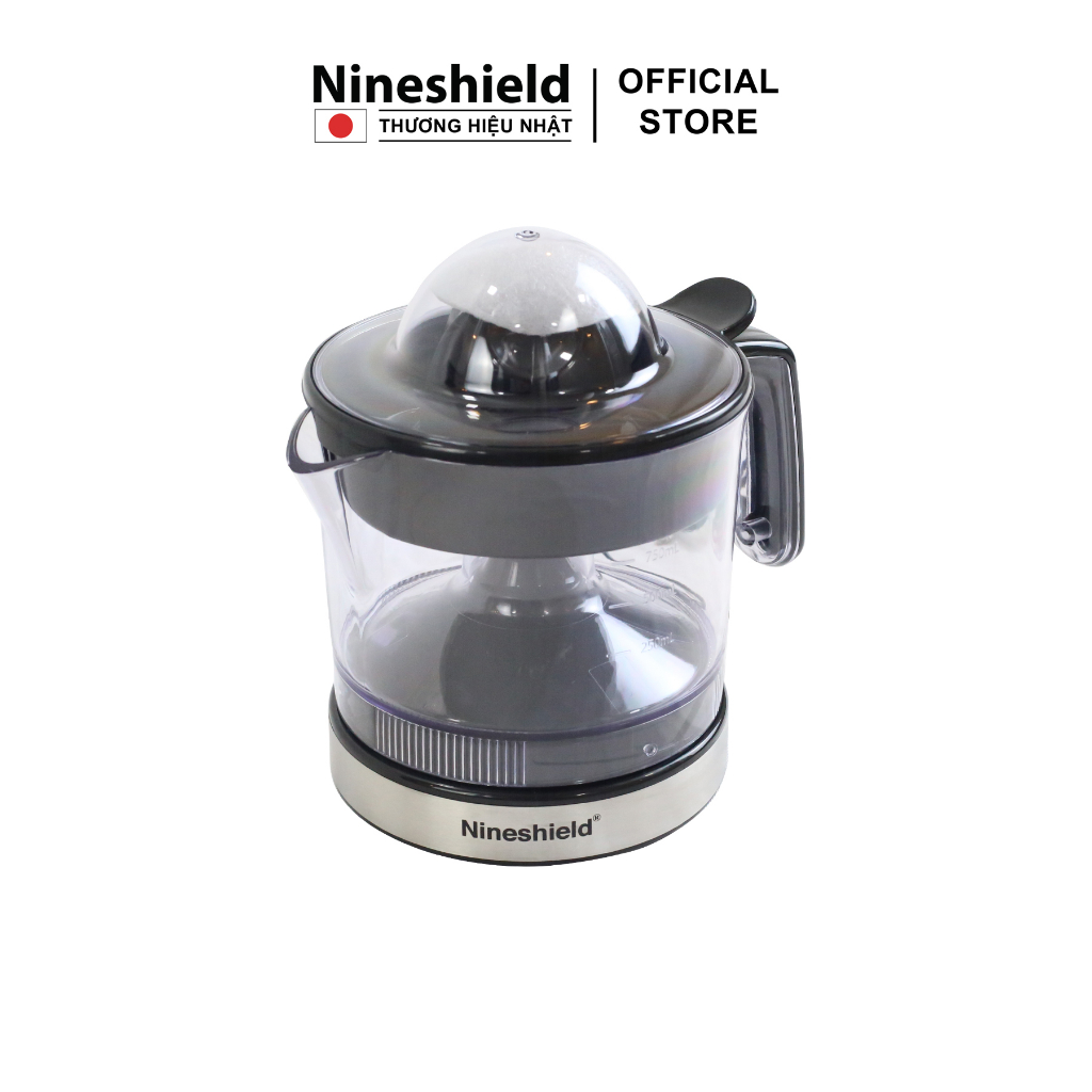 Máy vắt cam tự bỏ hạt Nineshield KB L6 - Máy ép trái cây nhỏ gọn tiện dụng - Viền inox sang trọng - Hàng chính hãng