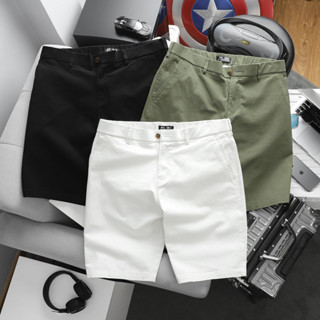 Big size - Quần short kaki nam big size lưng thun co giãn thời trang
