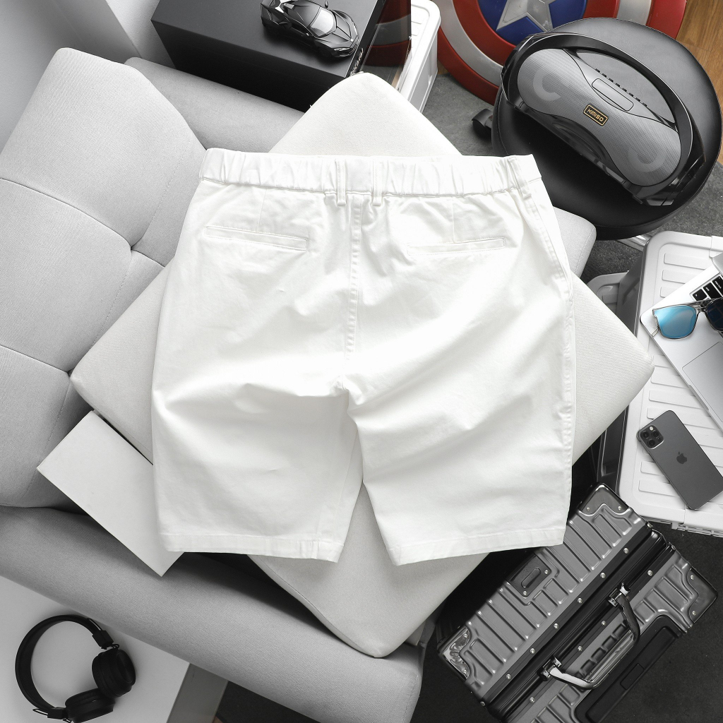 Big size - Quần short kaki nam big size lưng thun co giãn thời trang