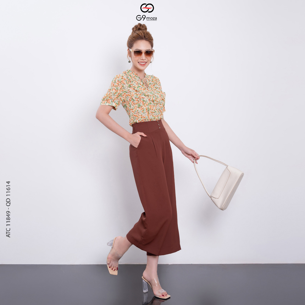 Áo tay cộc G9moza 11849 kiểu dáng trẻ trung thanh lịch