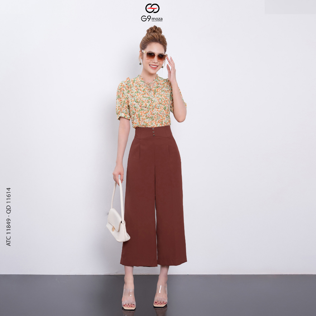 Áo tay cộc G9moza 11849 kiểu dáng trẻ trung thanh lịch