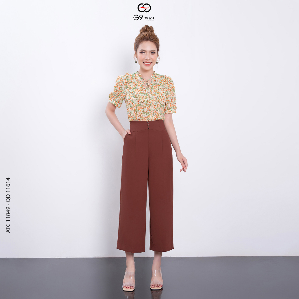 Áo tay cộc G9moza 11849 kiểu dáng trẻ trung thanh lịch