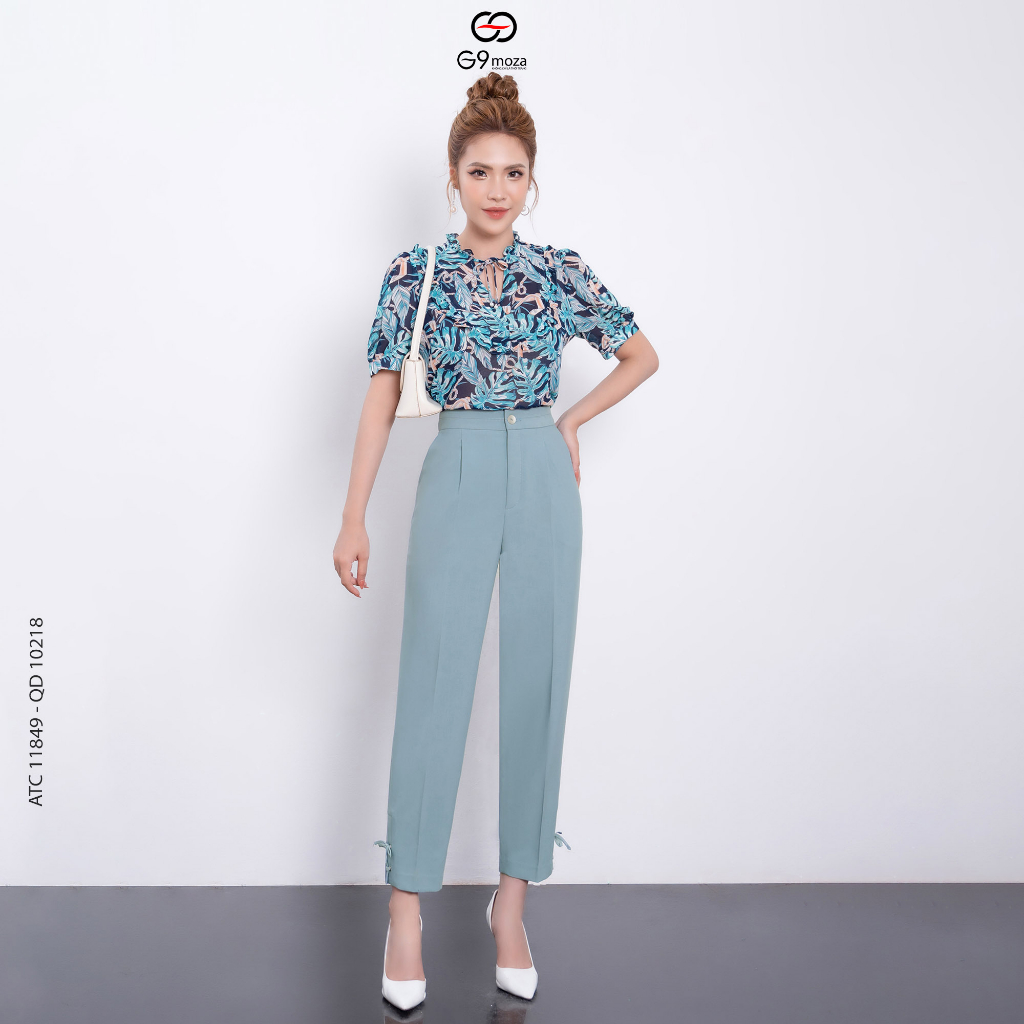 Áo tay cộc G9moza 11849 kiểu dáng trẻ trung thanh lịch