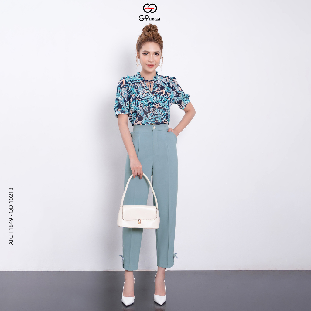 Áo tay cộc G9moza 11849 kiểu dáng trẻ trung thanh lịch