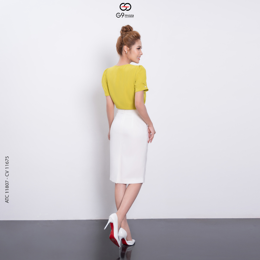 Áo tay cộc G9moza 11807 kiểu dáng trẻ trung thanh lịch
