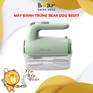 Máy Đánh Trứng Mini Cầm Tay Bear DDQ-B01F7 (có hộp đựng)- Máy Đánh Kem _tặng kèm tách lòng đỏ trứng_Bảo hành 18 tháng
