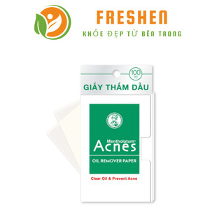 Giấy Thấm Dầu Acnes – Acnes Oil Remover Pape (100 tờ)