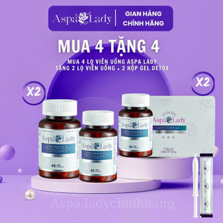   Viên Uống Aspa Lady CHÍNH HÃNG Cân Bằng Nội Tiết Tố Nữ, Làm Đẹp Da, Chống Lão Hoá