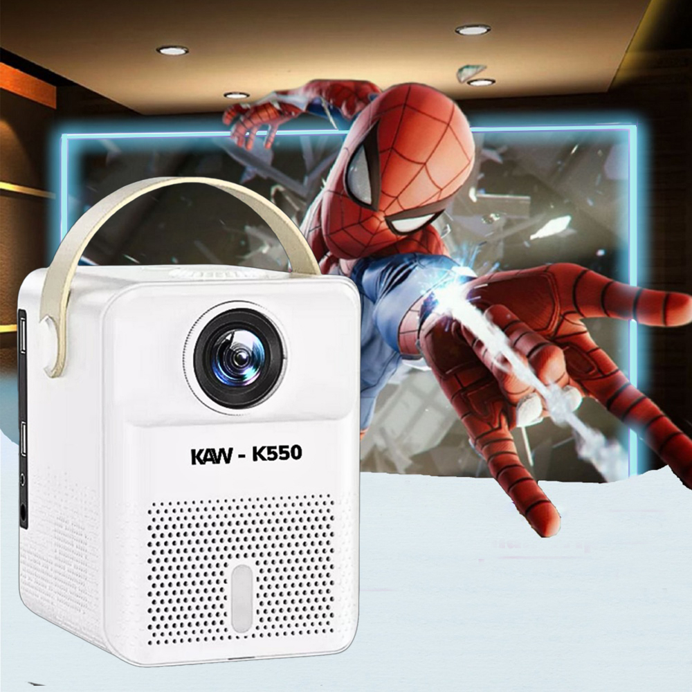 Máy Chiếu Nào Tốt Hiện Nay, Máy Chiếu Mini KAW K550 Chính Hãng, Hệ Điều Hành Android, Bảo Hành 12 Tháng