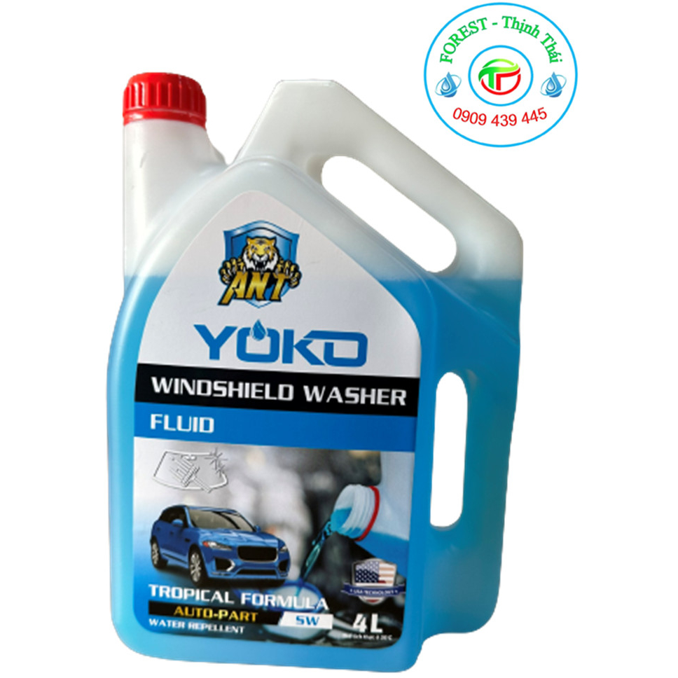 Nước Rửa Kính ô tô YOKO WINDSHIELO WASHER FLUID 5 LÍT