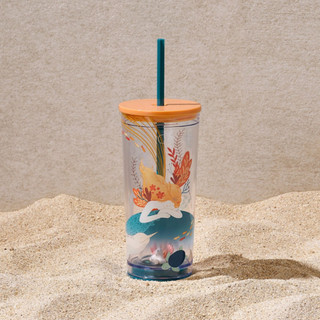 Ly starbucks cold cup 18oz siren n the earth