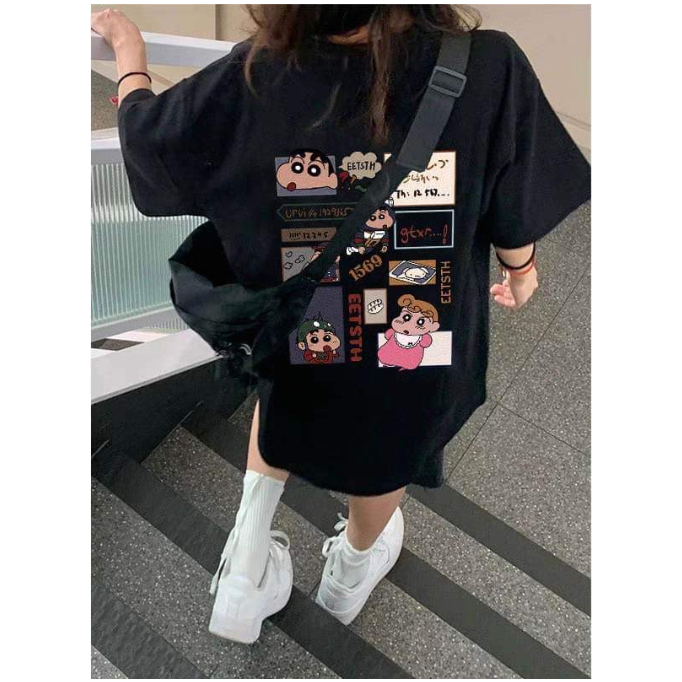 Áo thun tay lỡ, Áo phông shin finemous chất cotton su form rộng nam nữ